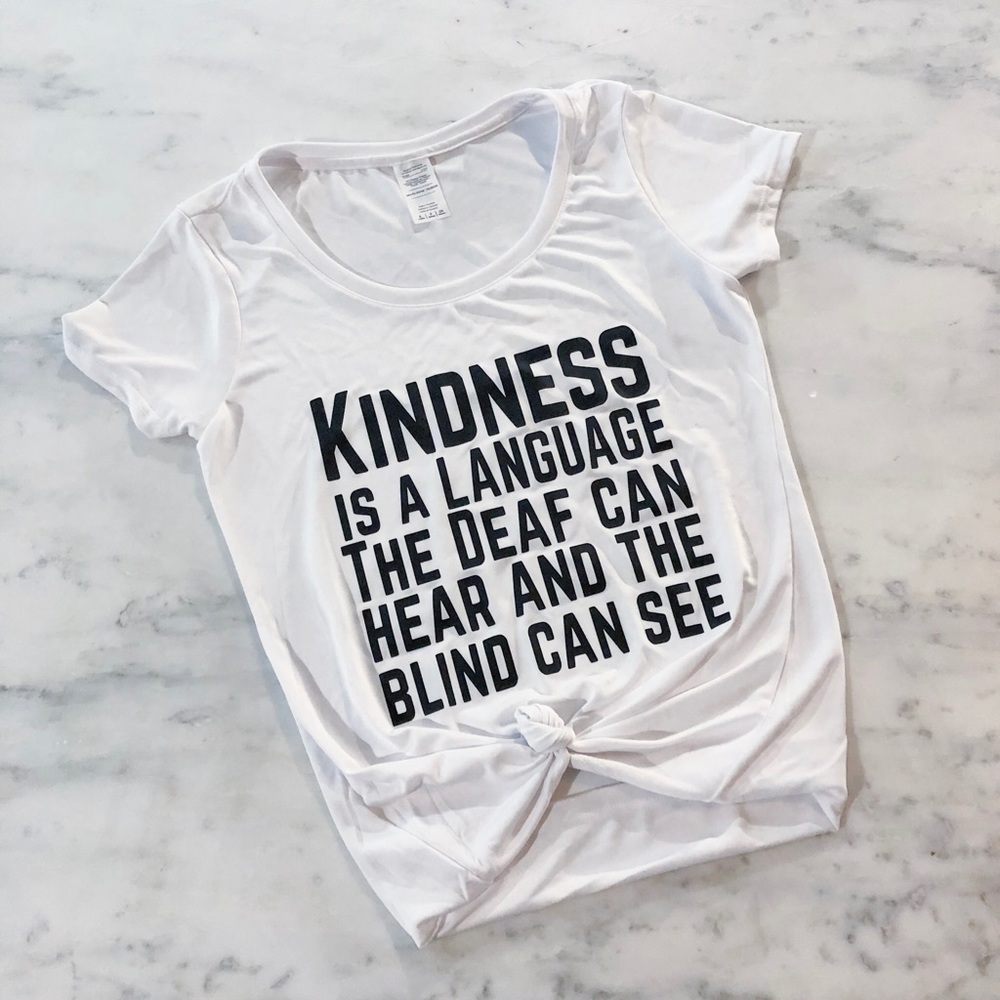 Kindness is a Language T Shirt - Picture 5 of 10